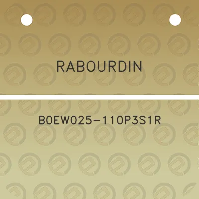 rabourdin-b0ew025-110p3s1r