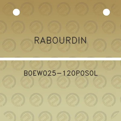 rabourdin-b0ew025-120p0s0l