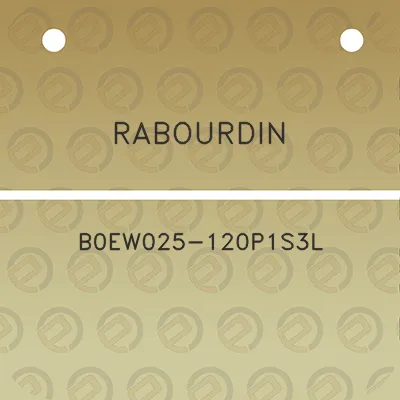 rabourdin-b0ew025-120p1s3l