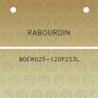 rabourdin-b0ew025-120p2s3l