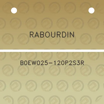 rabourdin-b0ew025-120p2s3r