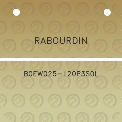 rabourdin-b0ew025-120p3s0l