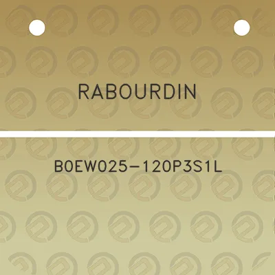 rabourdin-b0ew025-120p3s1l