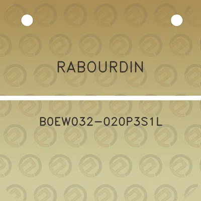 rabourdin-b0ew032-020p3s1l