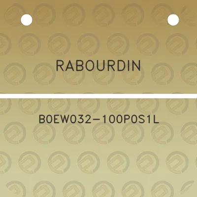 rabourdin-b0ew032-100p0s1l