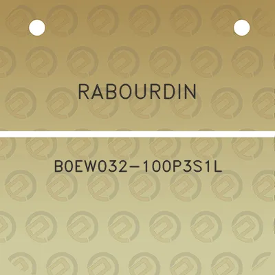 rabourdin-b0ew032-100p3s1l