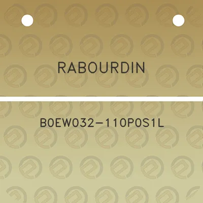 rabourdin-b0ew032-110p0s1l