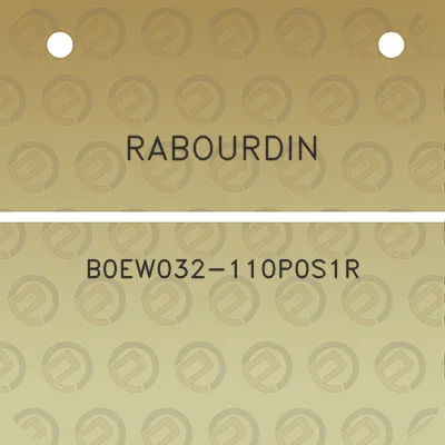 rabourdin-b0ew032-110p0s1r