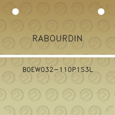 rabourdin-b0ew032-110p1s3l