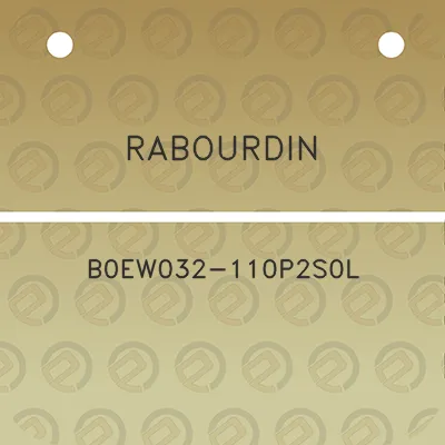 rabourdin-b0ew032-110p2s0l