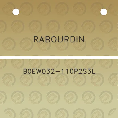 rabourdin-b0ew032-110p2s3l