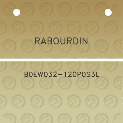 rabourdin-b0ew032-120p0s3l