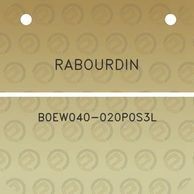 rabourdin-b0ew040-020p0s3l