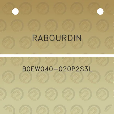 rabourdin-b0ew040-020p2s3l