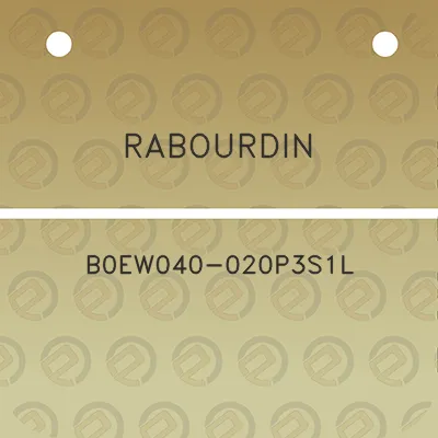 rabourdin-b0ew040-020p3s1l