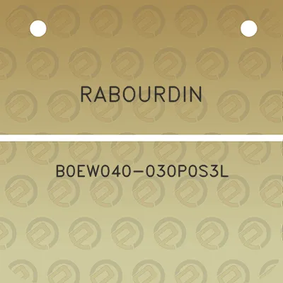 rabourdin-b0ew040-030p0s3l