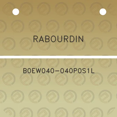 rabourdin-b0ew040-040p0s1l