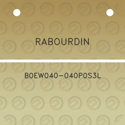 rabourdin-b0ew040-040p0s3l