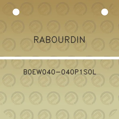 rabourdin-b0ew040-040p1s0l