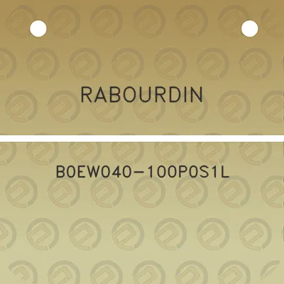 rabourdin-b0ew040-100p0s1l