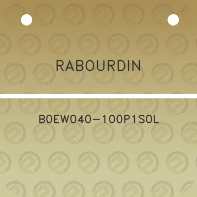 rabourdin-b0ew040-100p1s0l