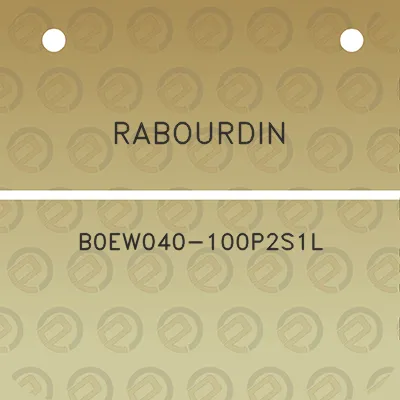 rabourdin-b0ew040-100p2s1l