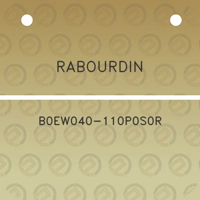 rabourdin-b0ew040-110p0s0r