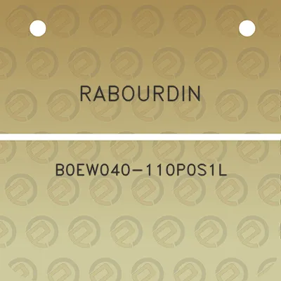 rabourdin-b0ew040-110p0s1l