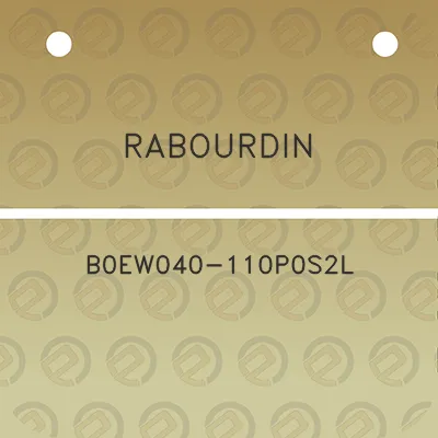 rabourdin-b0ew040-110p0s2l