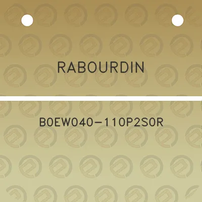 rabourdin-b0ew040-110p2s0r