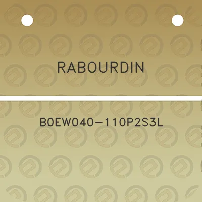 rabourdin-b0ew040-110p2s3l