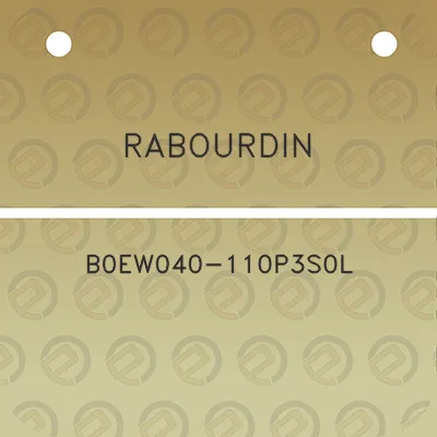 rabourdin-b0ew040-110p3s0l