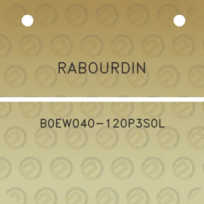 rabourdin-b0ew040-120p3s0l