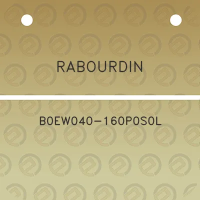 rabourdin-b0ew040-160p0s0l