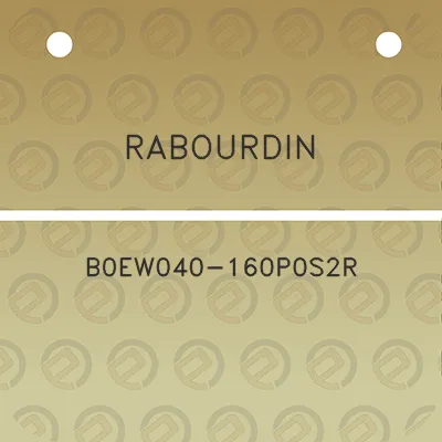 rabourdin-b0ew040-160p0s2r