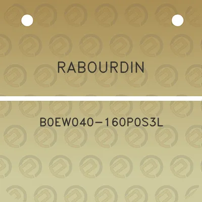 rabourdin-b0ew040-160p0s3l