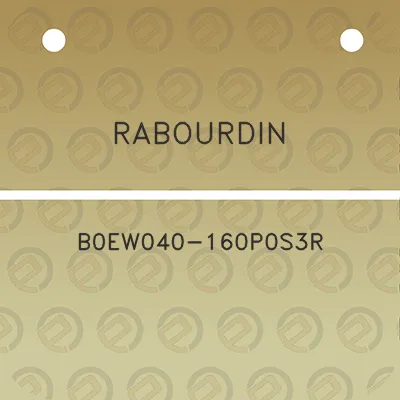 rabourdin-b0ew040-160p0s3r