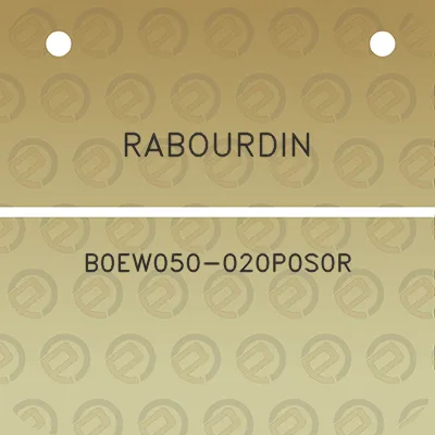 rabourdin-b0ew050-020p0s0r