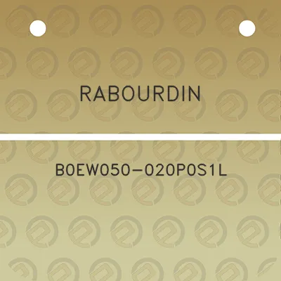 rabourdin-b0ew050-020p0s1l