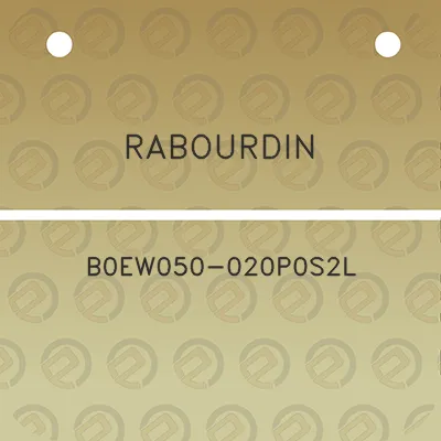 rabourdin-b0ew050-020p0s2l