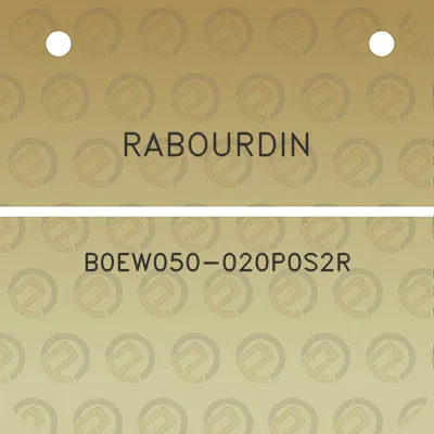 rabourdin-b0ew050-020p0s2r