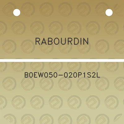 rabourdin-b0ew050-020p1s2l