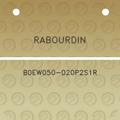 rabourdin-b0ew050-020p2s1r