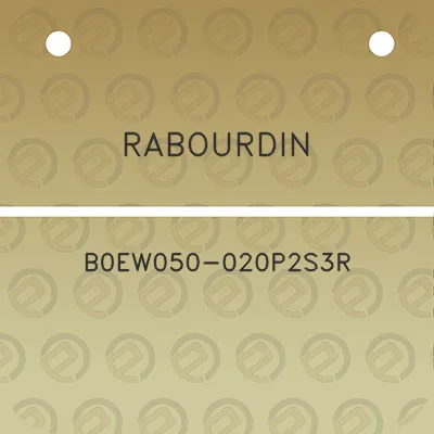 rabourdin-b0ew050-020p2s3r