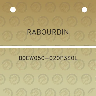 rabourdin-b0ew050-020p3s0l