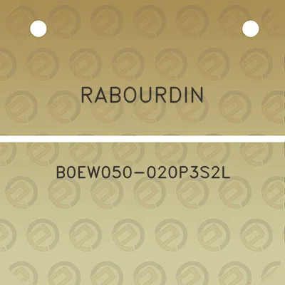 rabourdin-b0ew050-020p3s2l