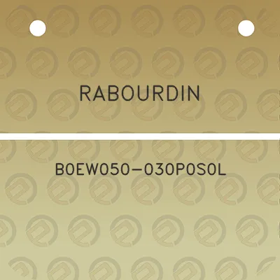 rabourdin-b0ew050-030p0s0l