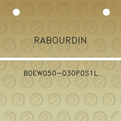 rabourdin-b0ew050-030p0s1l