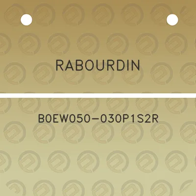 rabourdin-b0ew050-030p1s2r