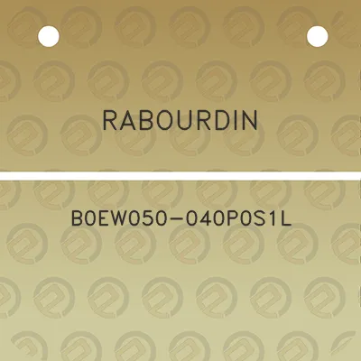 rabourdin-b0ew050-040p0s1l